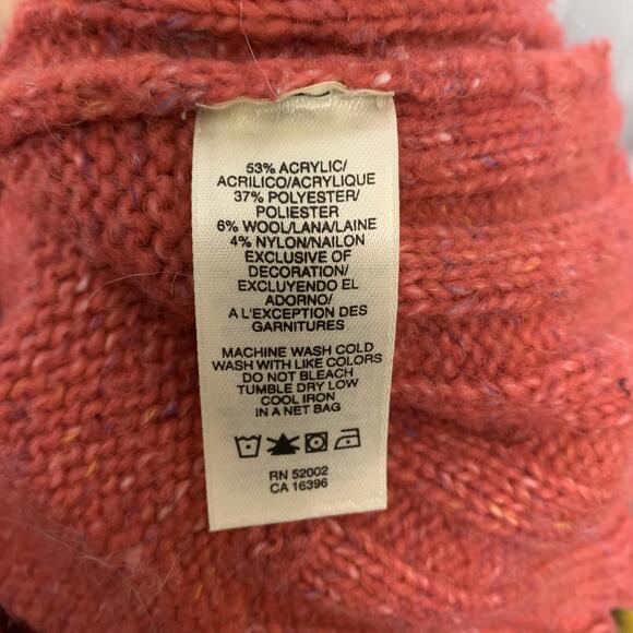 00s DKNY embroidered adjusted pink knitted cardigan - Picture 7 of 7